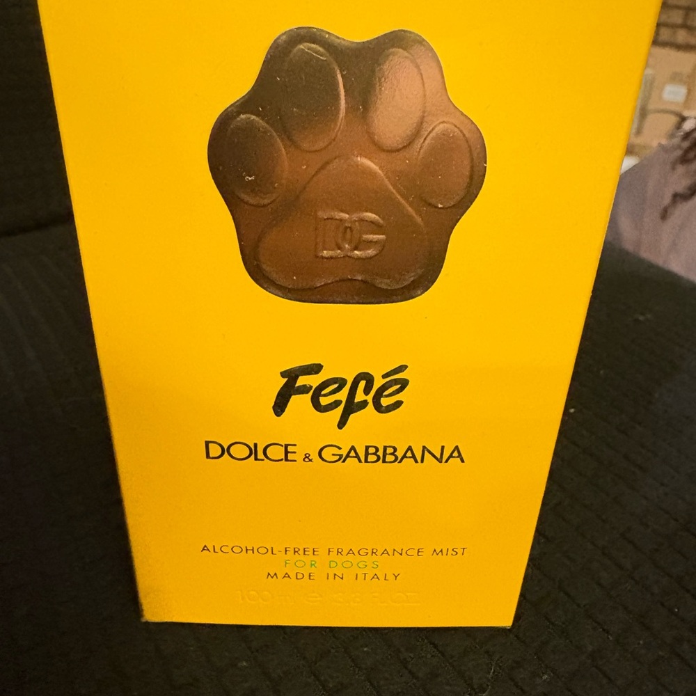 DOLCE & GABBANA FEFE ALCOHOL FREE DOG PET FRAGRANCE MIST NEW 3.3 oz Sealed - Picture 4 of 5